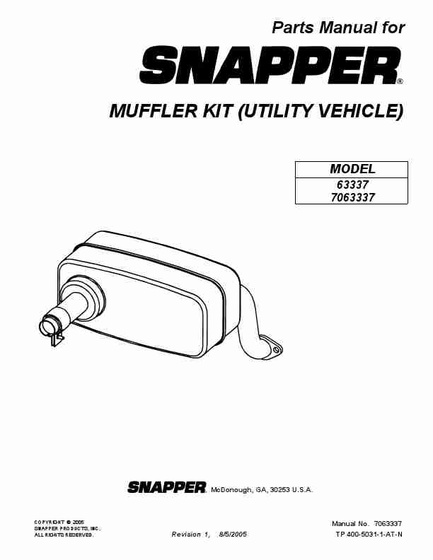 Snapper Utility Vehicle 63337-page_pdf